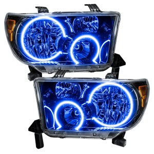 Toyota Tundra Headlight Assemblies - ORACLE Lighting - ColorSHIFT with BC1 Controller - Black Housing - `07-`13